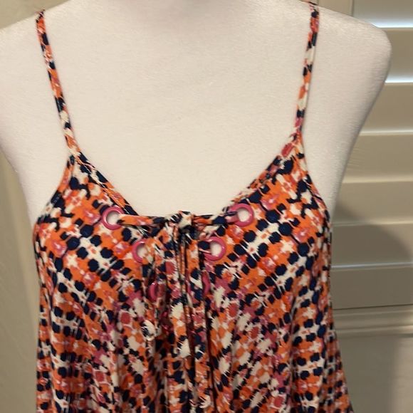 JESSICA SIMPSON Tie Dye Cover-up Dress in Multicolored Fuschia - Picture 4 of 7